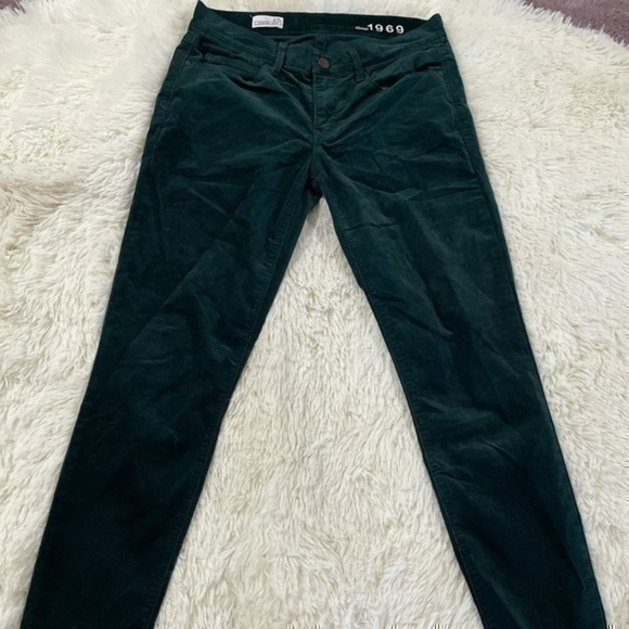 EUC Dark Corduroy Gap legging jeans size 27 - Picture 1 of 9